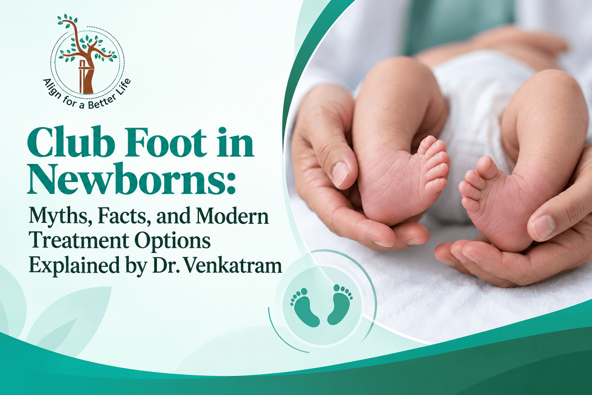 Club Foot in Newborns: Myths, Facts, and Modern Treatment Options Explained by Dr. Venkatram